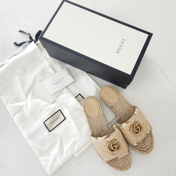 GUCCI GG espadrille sandals - Picture 3 of 10